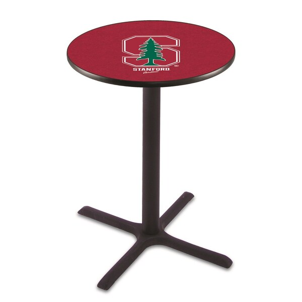 36" Blk Wrinkle Stanford Pub Table